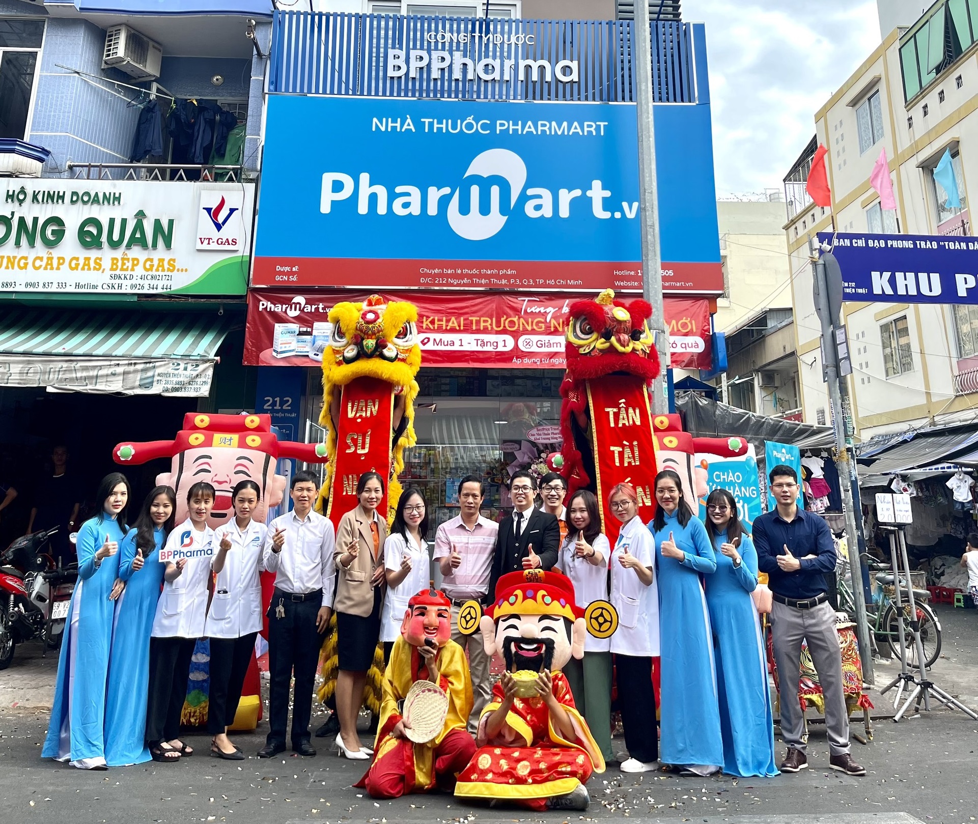 Buổi khai trương thành công cơ sở Pharmart.vn mới tại 212 Nguyễn Thiện Thuật