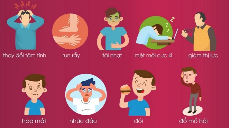 Các triệu chứng tăng đường huyết