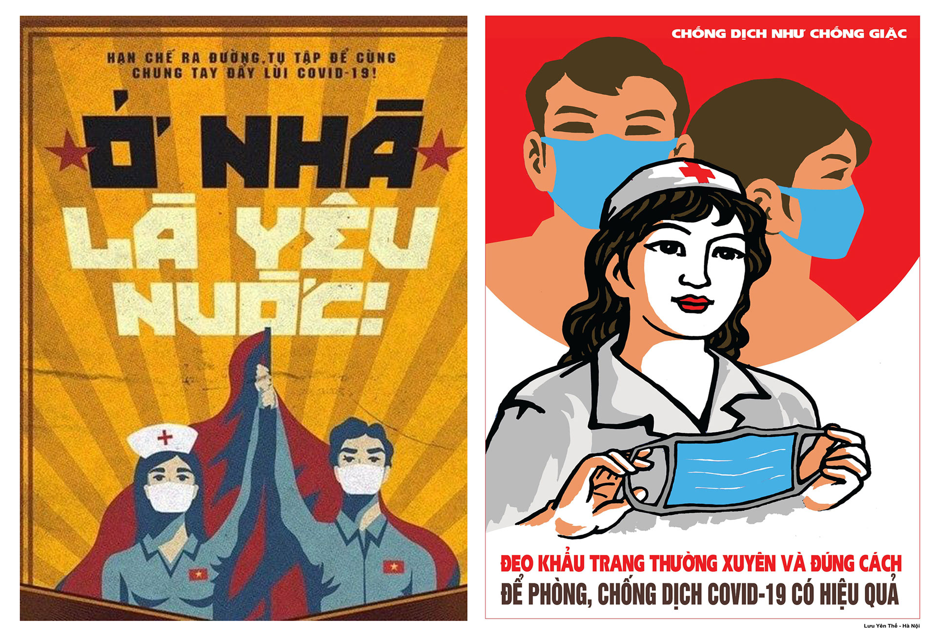 Ở nhà là yêu nước