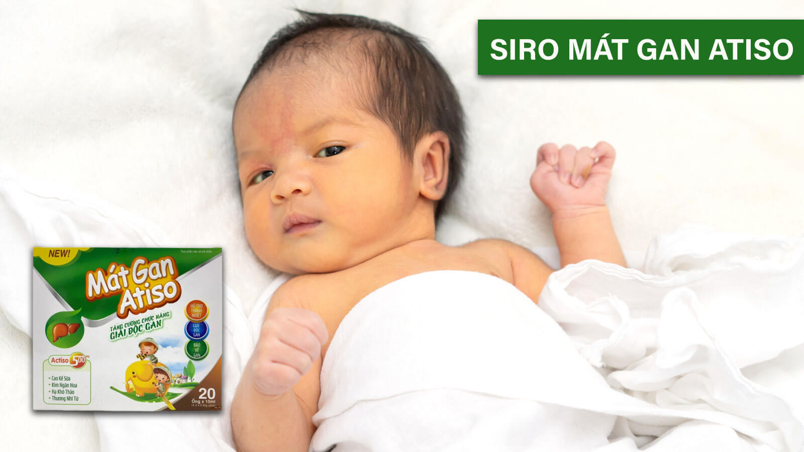 Siro Mát gan - Atiso (Công ty Dược phẩm Hà Linh)