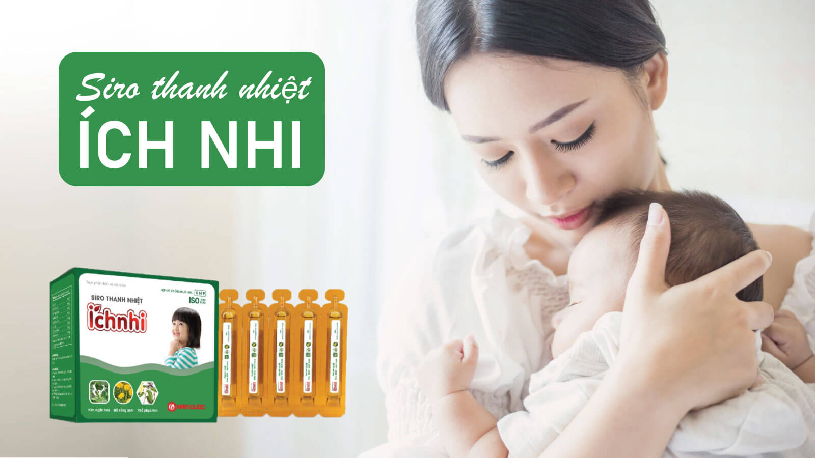 Siro thanh nhiệt tiêu độc Ích Nhi