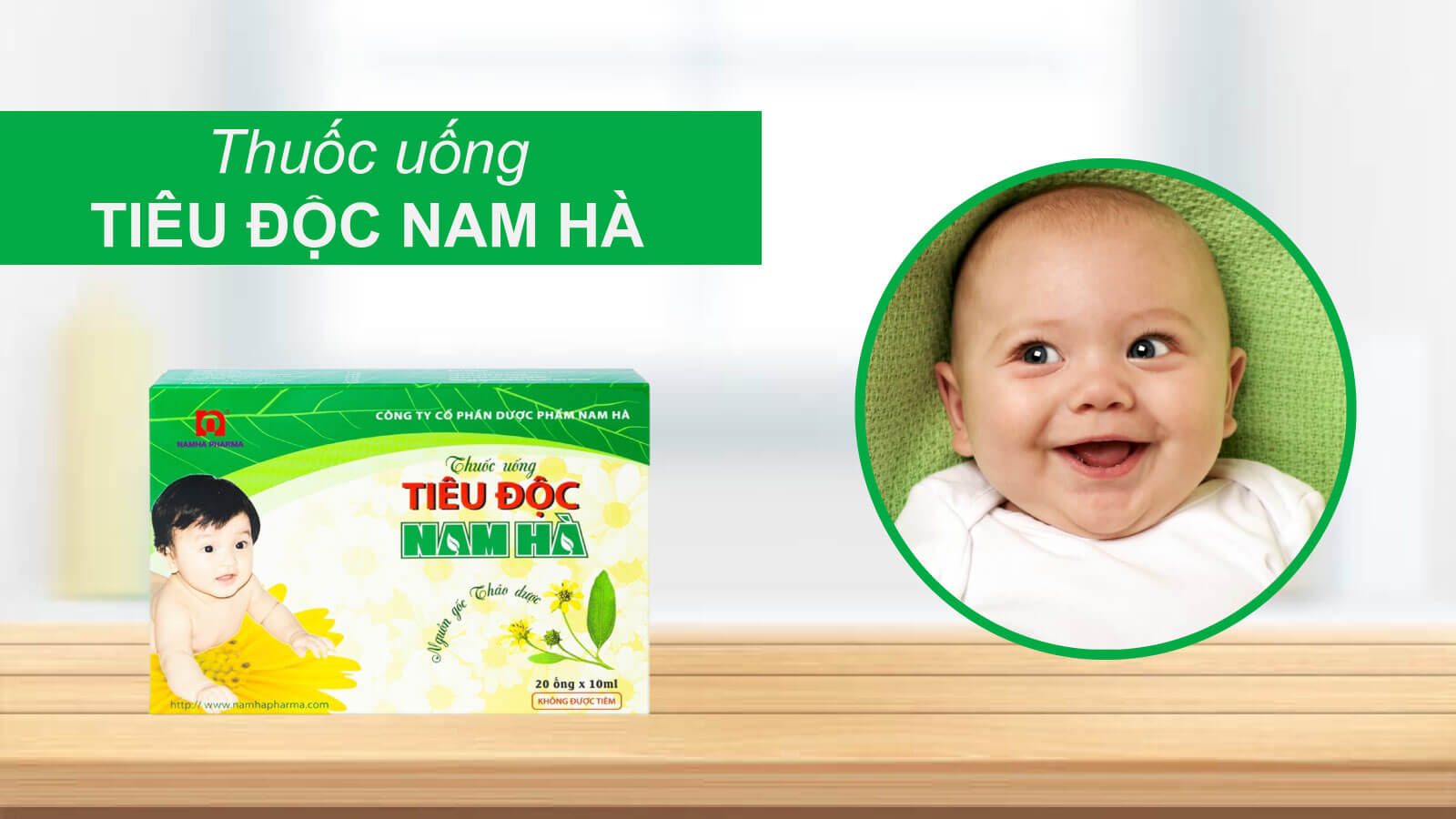 Thuốc mát gan cho trẻ em Tiêu độc Nam Hà