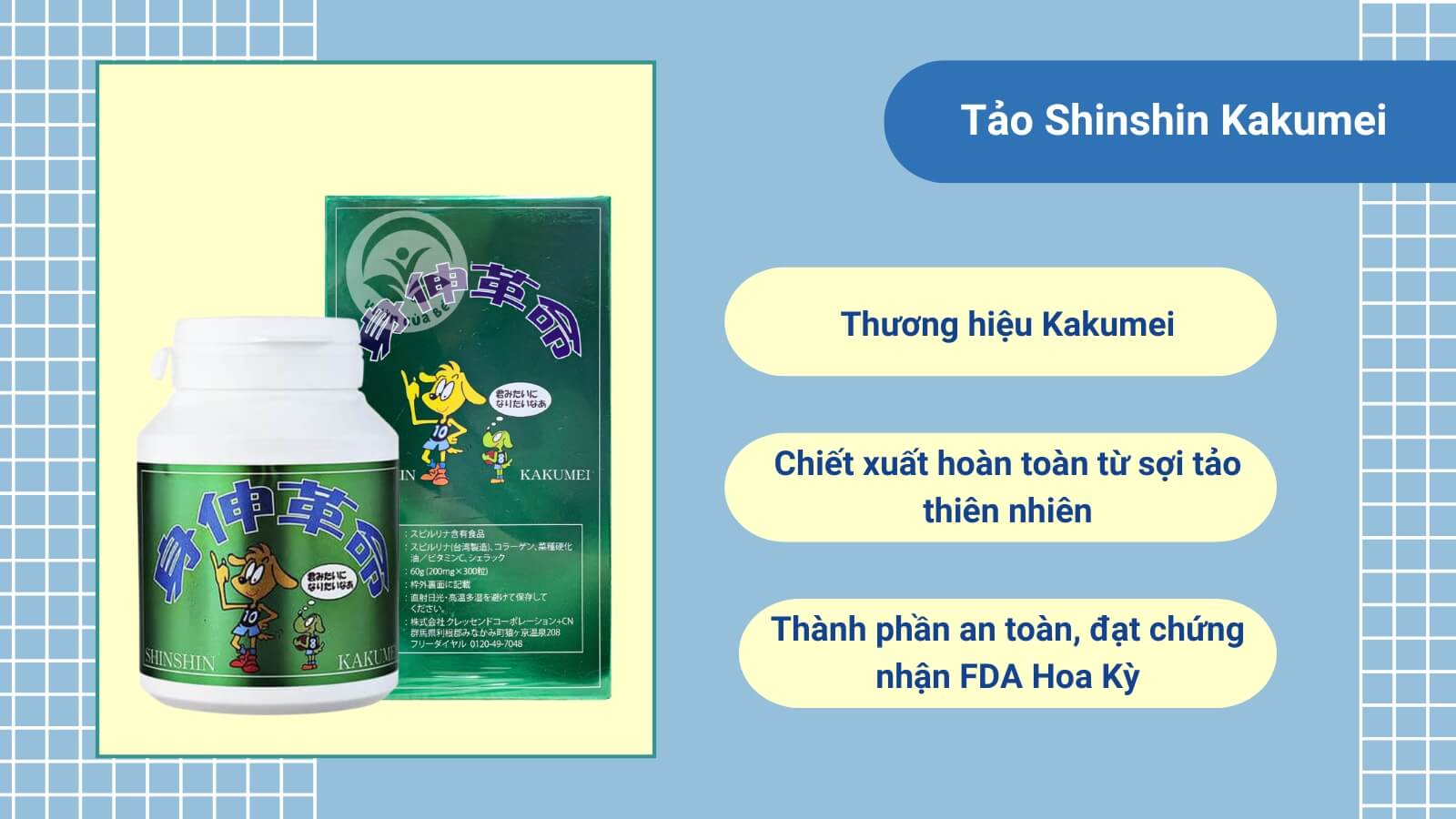 Tảo shinshin Kakumei đặc biệt phù hợp với các bạn nhỏ