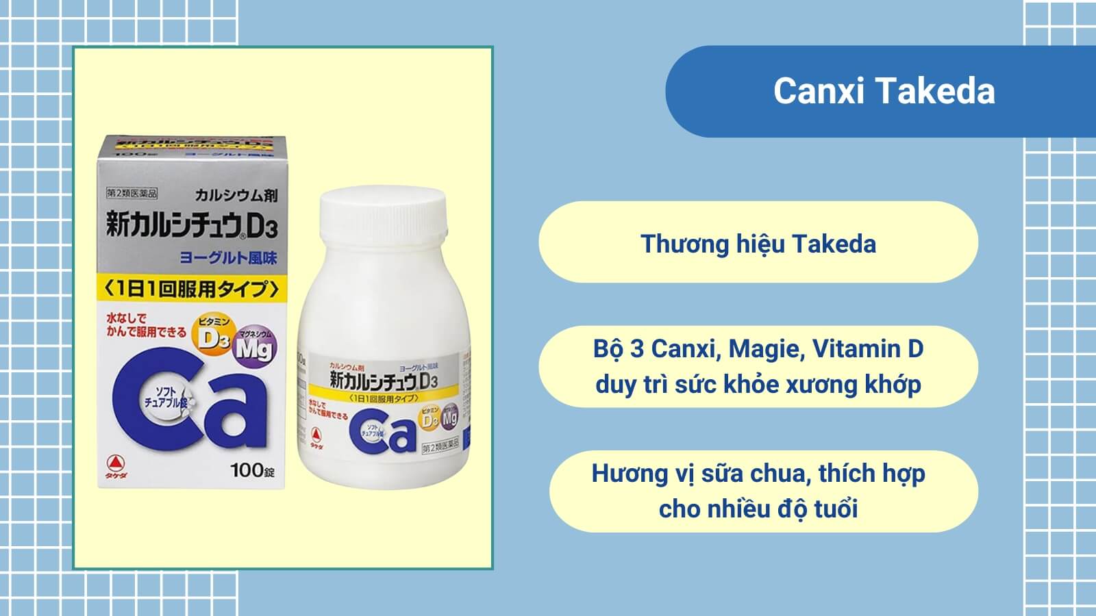 Canxi Takeda nổi tiếng của Nhật Bản