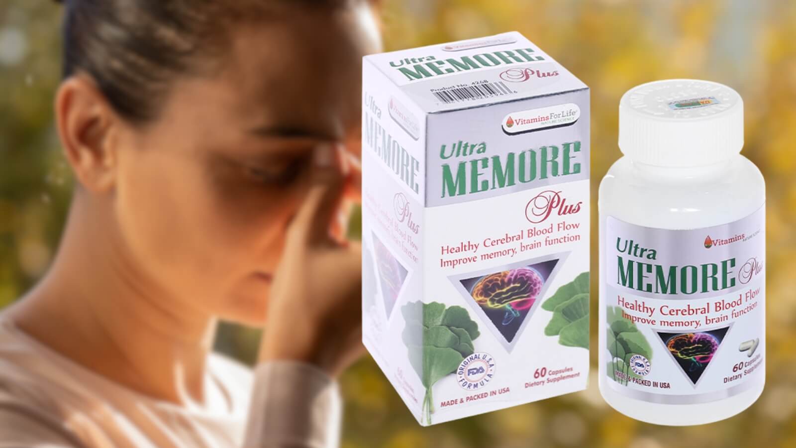 Thuốc bổ não Ultra Memore Plus giúp tăng tuần hoàn máu não