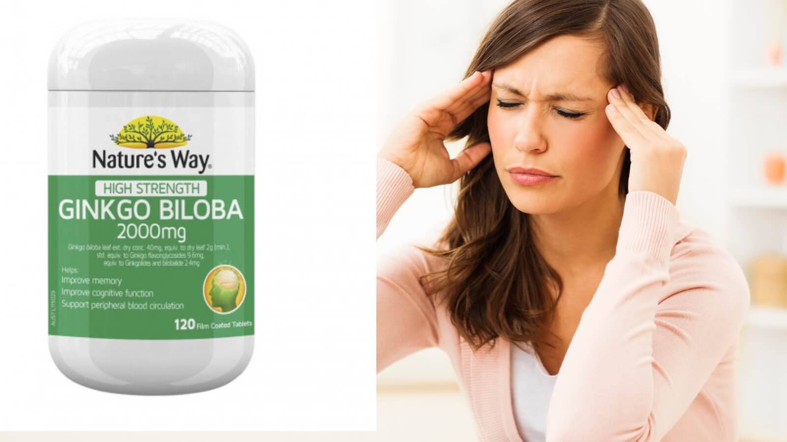 Nature’s Way Ginkgo Biloba - Tăng tuần hoàn máu não