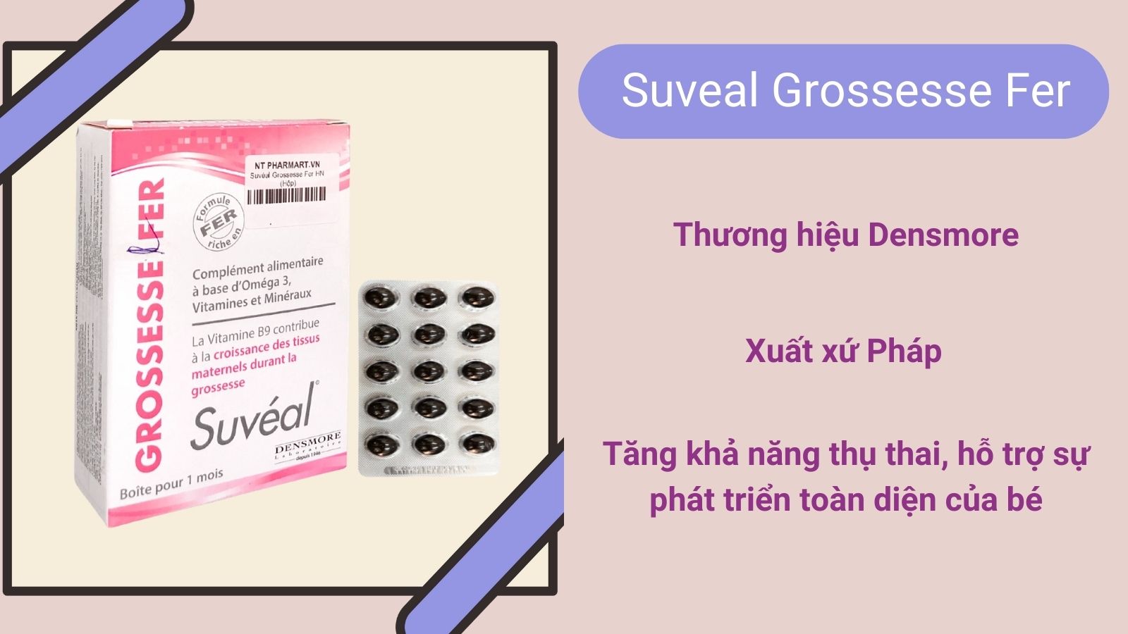 Thực phẩm bổ trợ vitamin đến từ Pháp - đảm bảo uy tín, an toàn