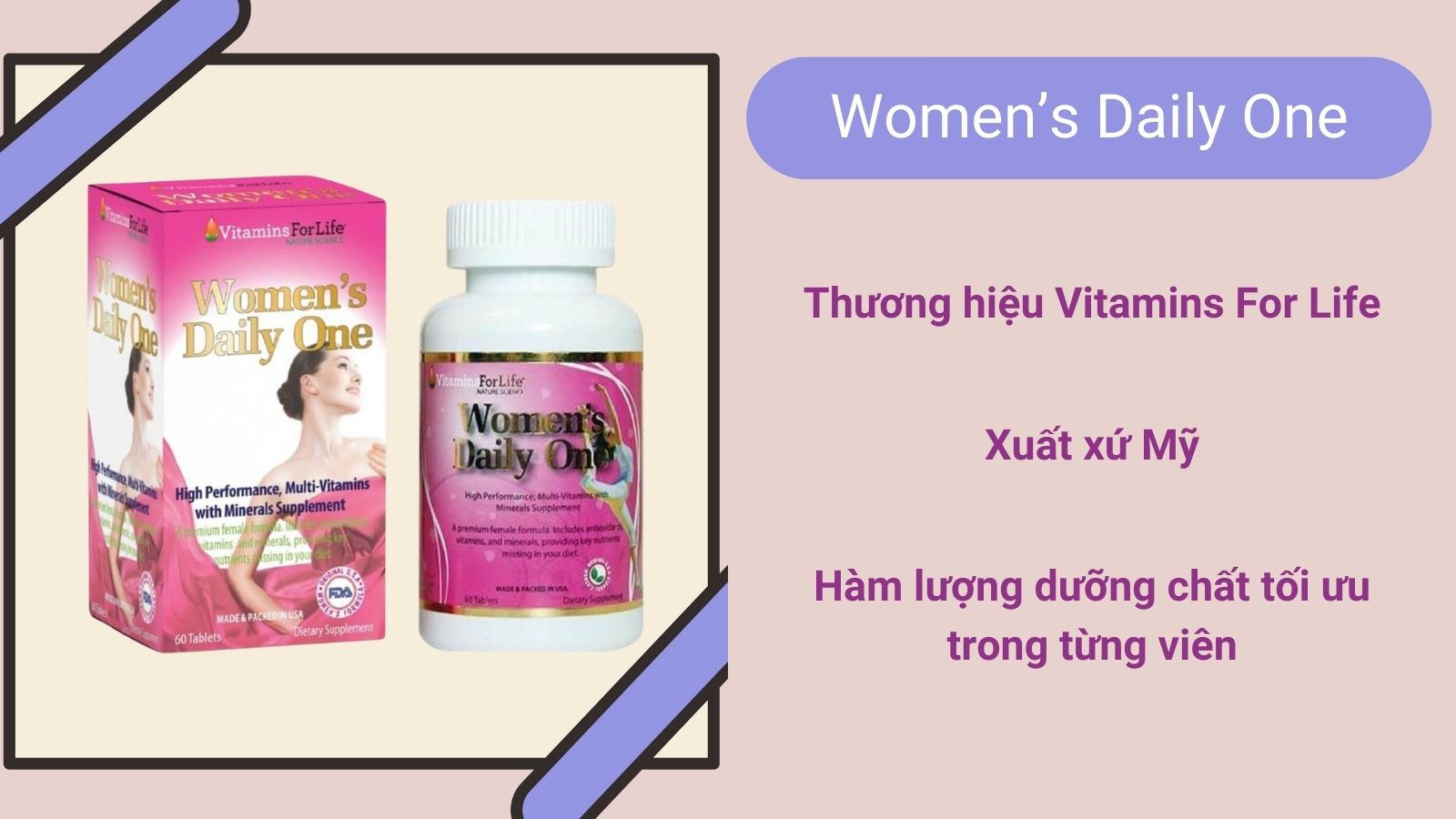 Một số ưu điểm nổi bật của Women's Daily One