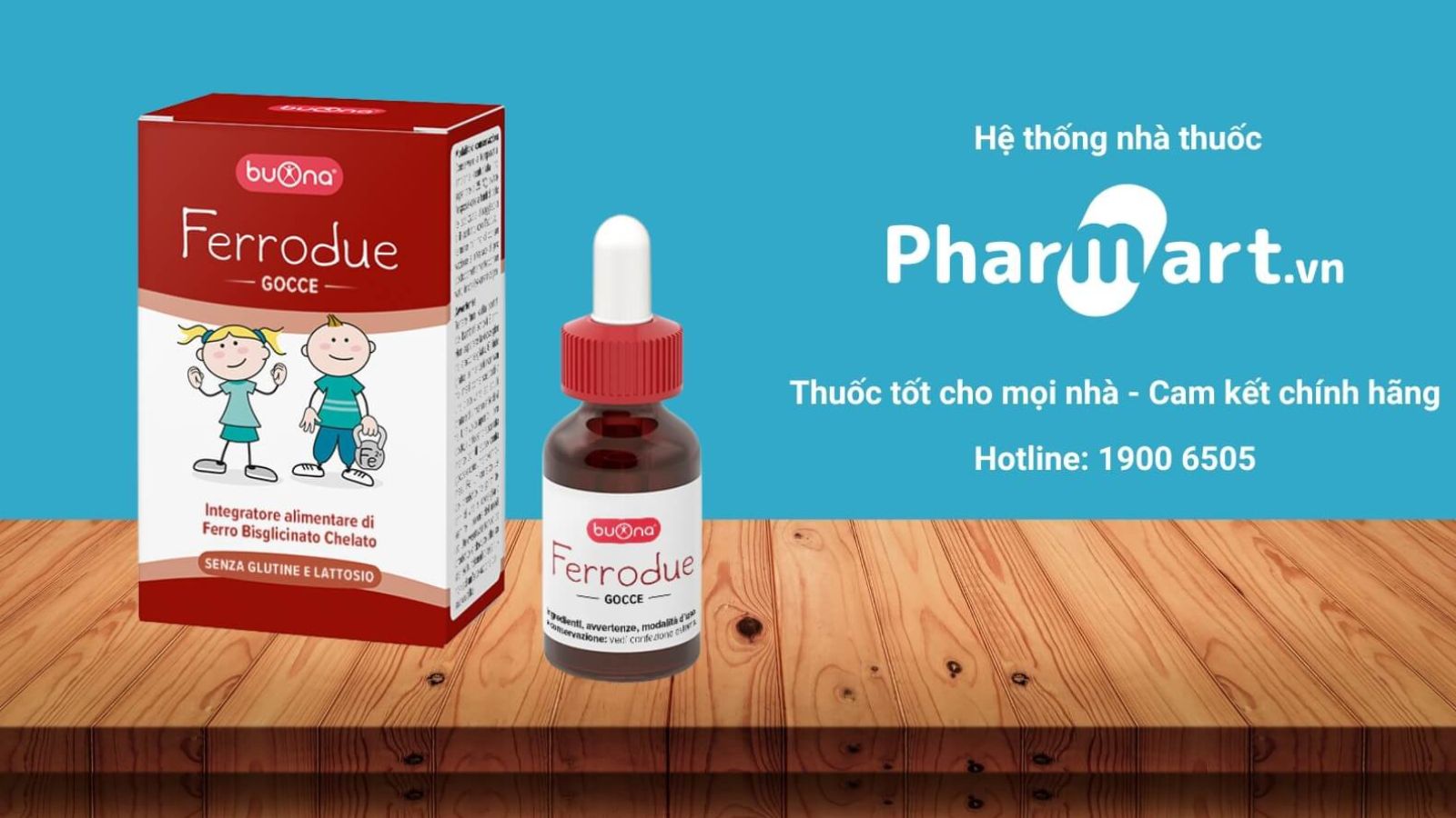 Sắt nước Buona Ferrodue - cung cấp sắt đầy đủ cho trẻ nhỏ
