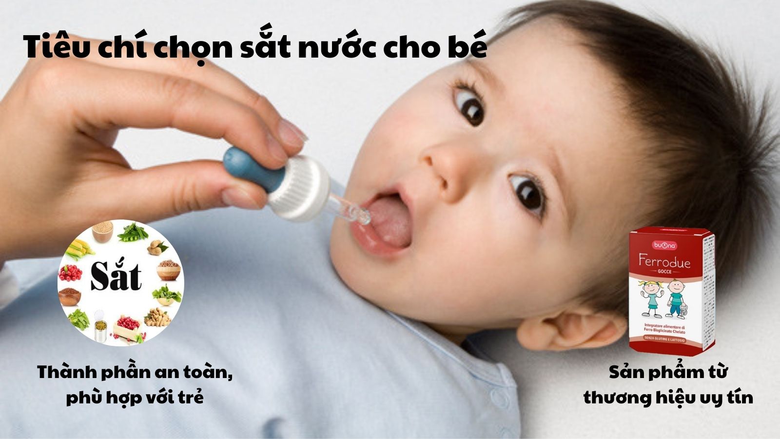 Tiêu chí chọn sắt nước cho bé