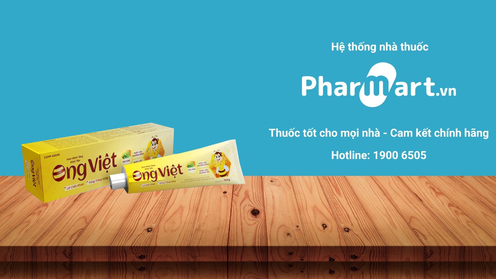 Kem đánh răng dược liệu Ong Việt