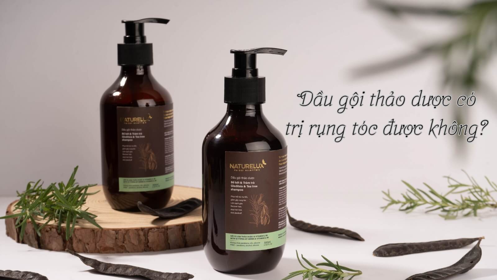 Dầu gội thảo dược có trị rụng tóc được không?