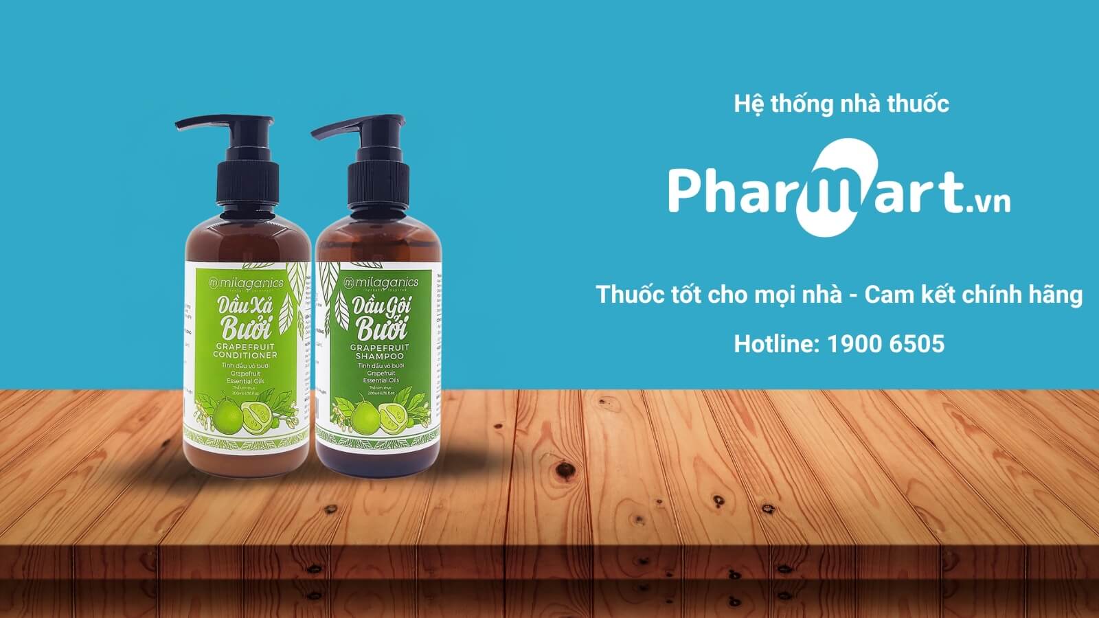 Dầu gội bưởi Milaganics