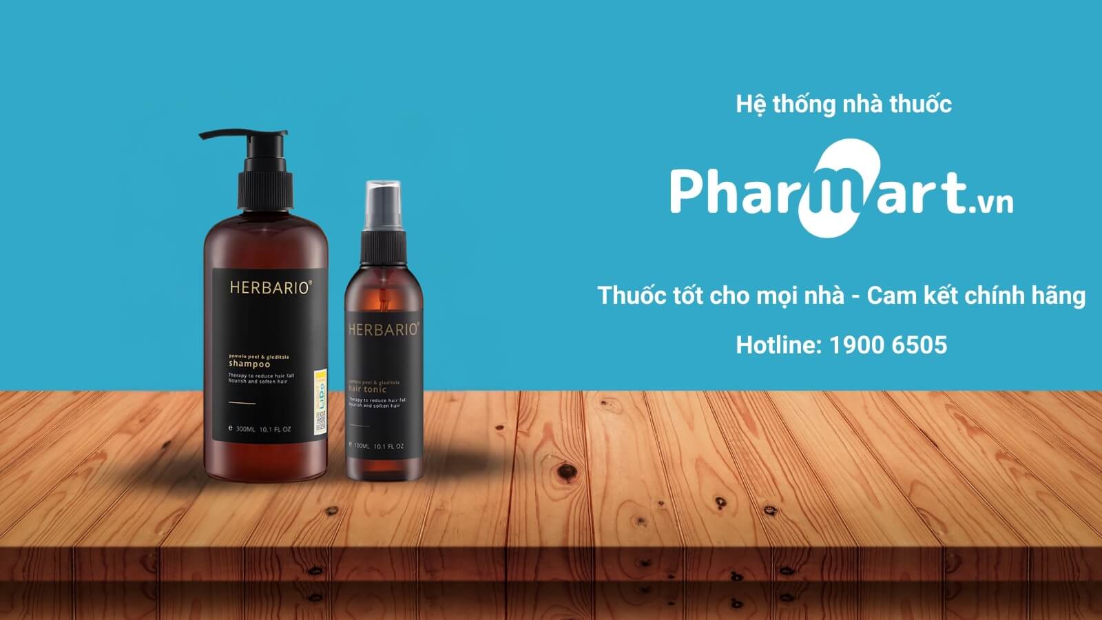 Dầu gội Vỏ bưởi và Bồ kết Herbario