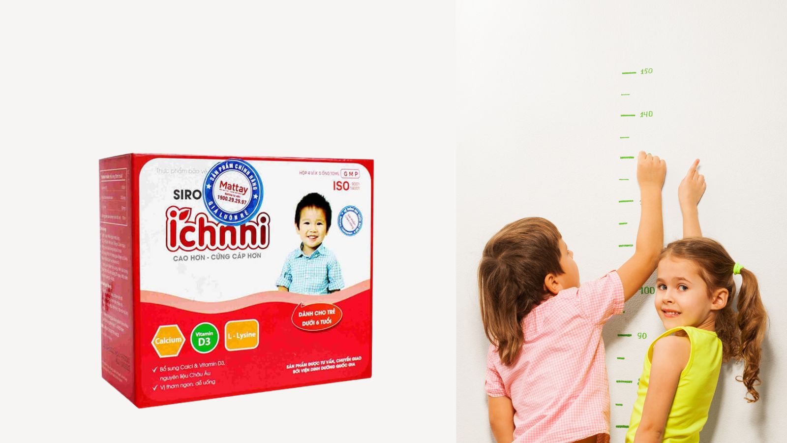 Calci - D Ích Nhi giúp trẻ cao hơn và cứng cáp hơn