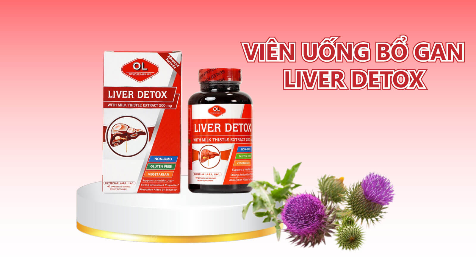 Liver Detox đến từ thương hiệu uy t&iacute;n của Mỹ
