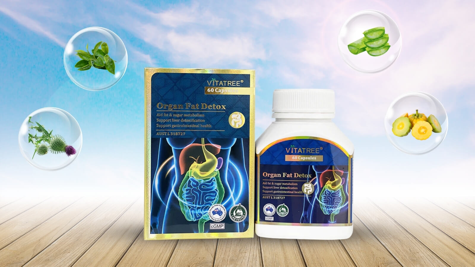 Vitatree Organ Fat Detox phù hợp với người ăn kiêng