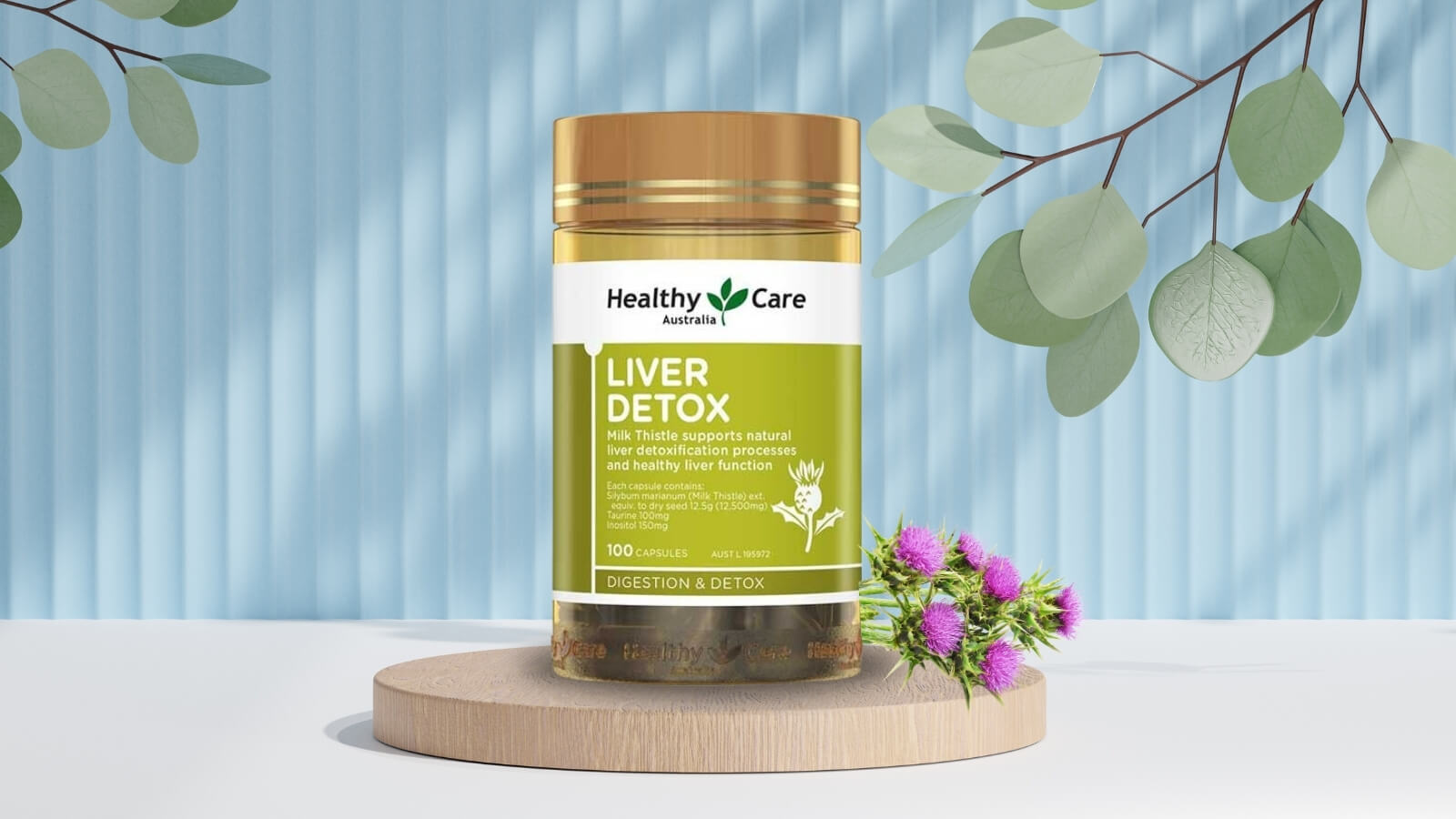 Thuốc bổ gan Úc Healthy Care Liver Detox