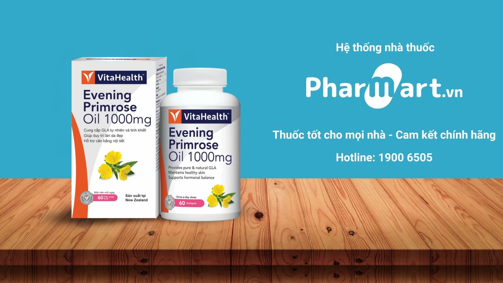 Viên uống Evening Primrose Oil VitaHealth