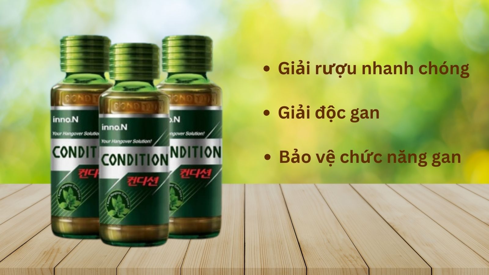 Condition - Nước giải rượu nhanh chóng, hiệu quả
