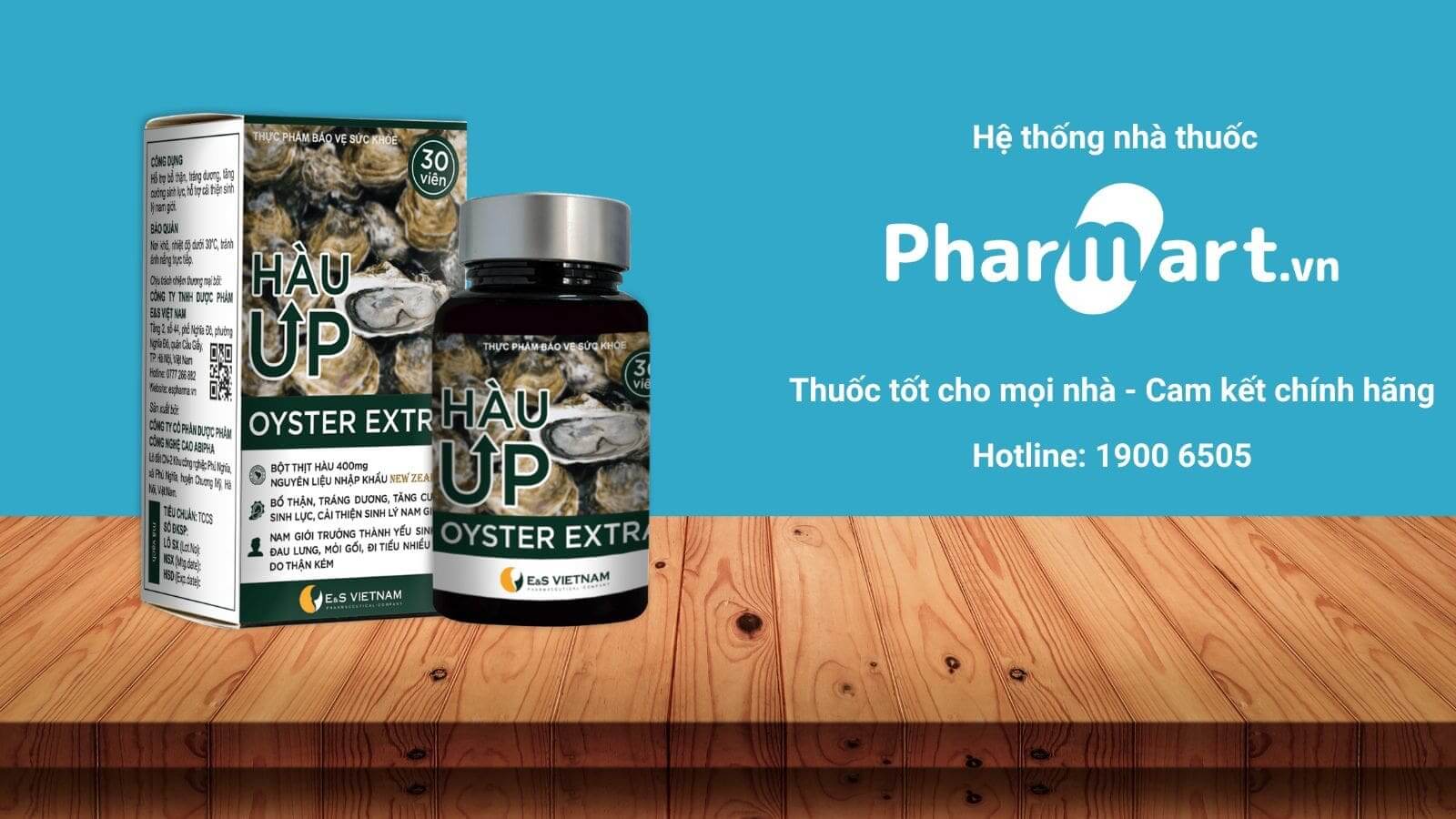 Hàu Up - Sản phẩm kẽm hỗ trợ sức khỏe nam giới