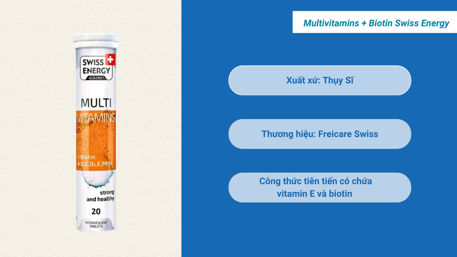 Multivitamins + Biotin Swiss Energy