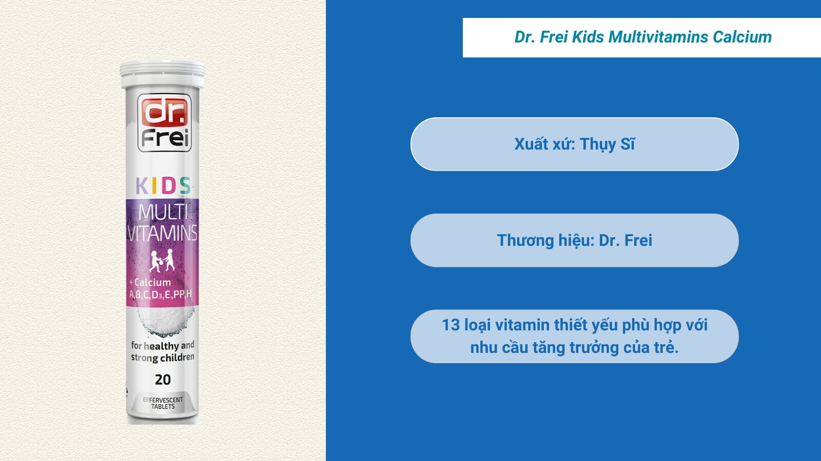 Dr. Frei Kids Multivitamins Calcium