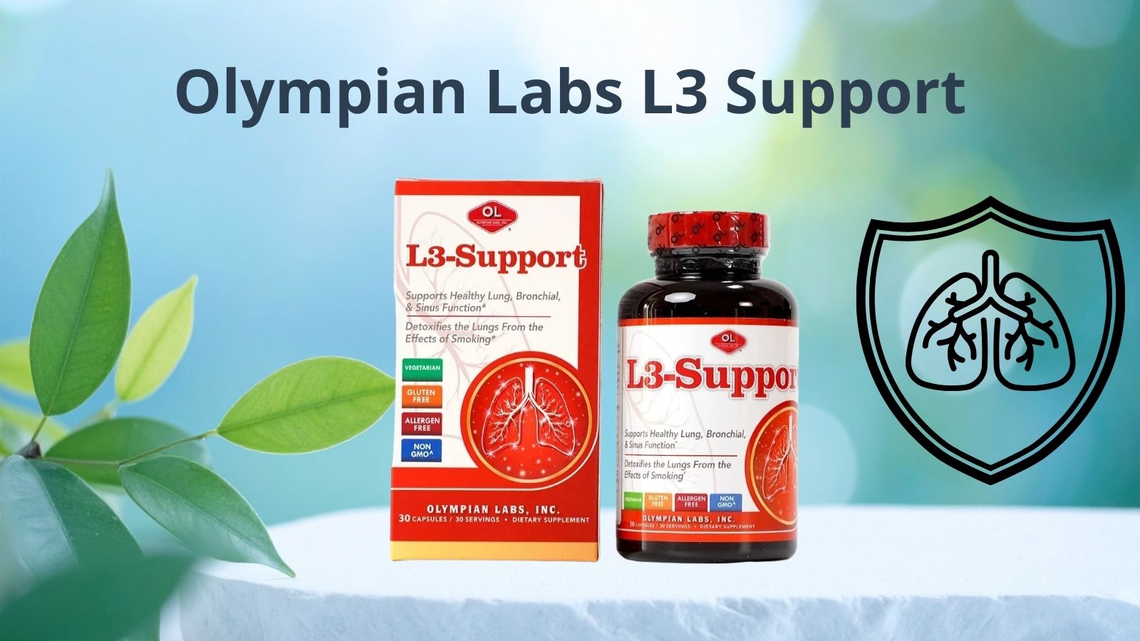 Olympian Labs L3 Support hỗ trợ chức năng phổi