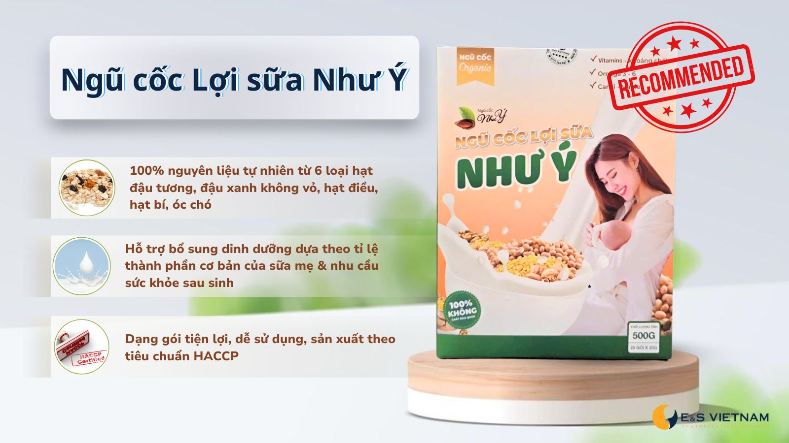 Ngũ cốc Như Ý là sản phẩm dinh dưỡng được nhiều mẹ bỉm quan tâm