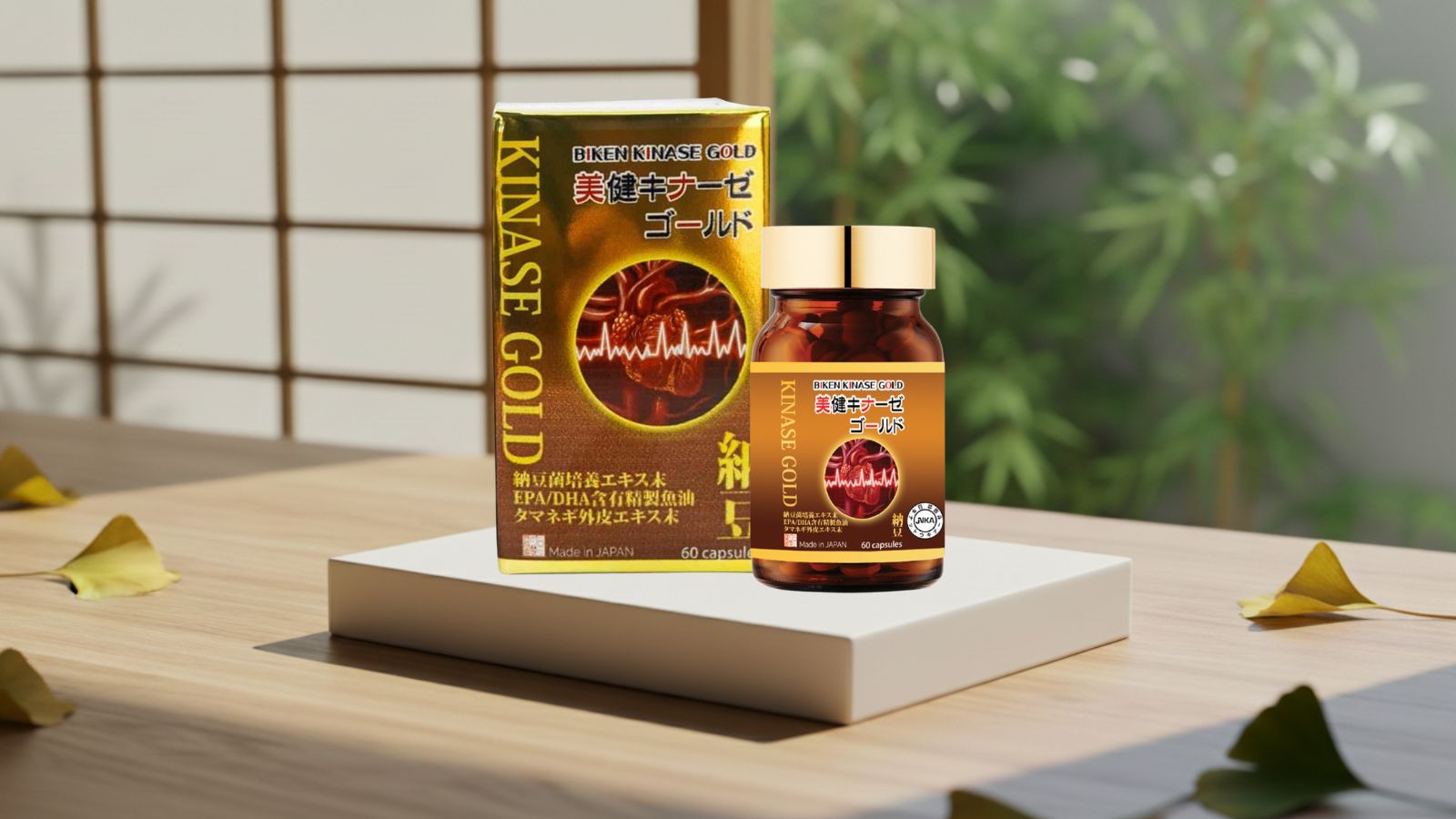 Biken Kinase Gold d&ugrave;ng với liều 1 - 2 vi&ecirc;n/ng&agrave;y