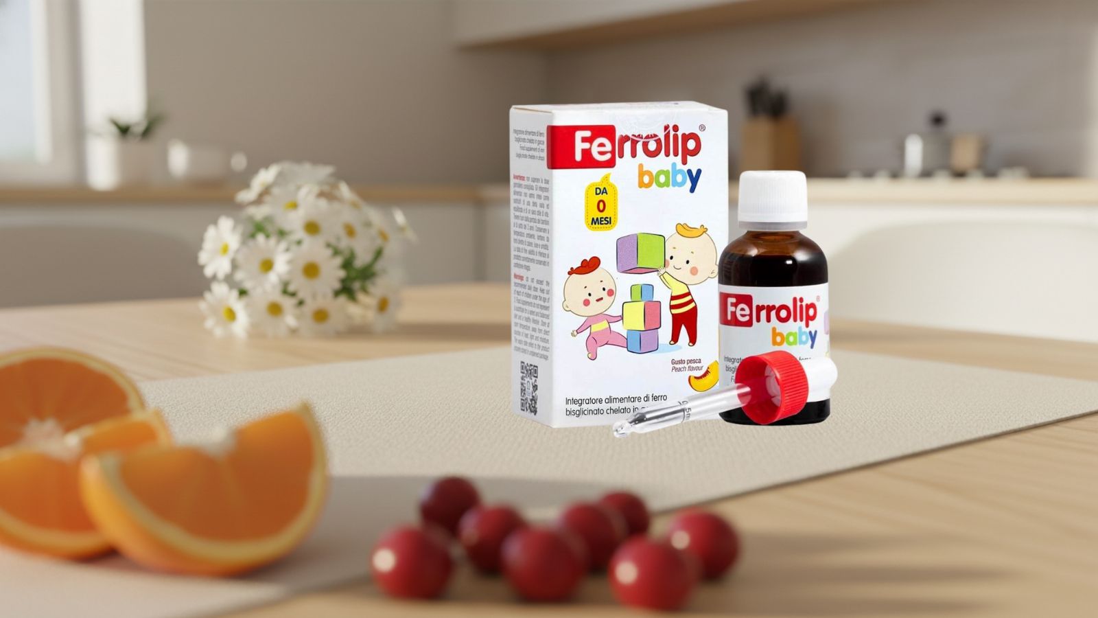 Ferrolip Baby - sắt hữu cơ cho bé đến từ Ý