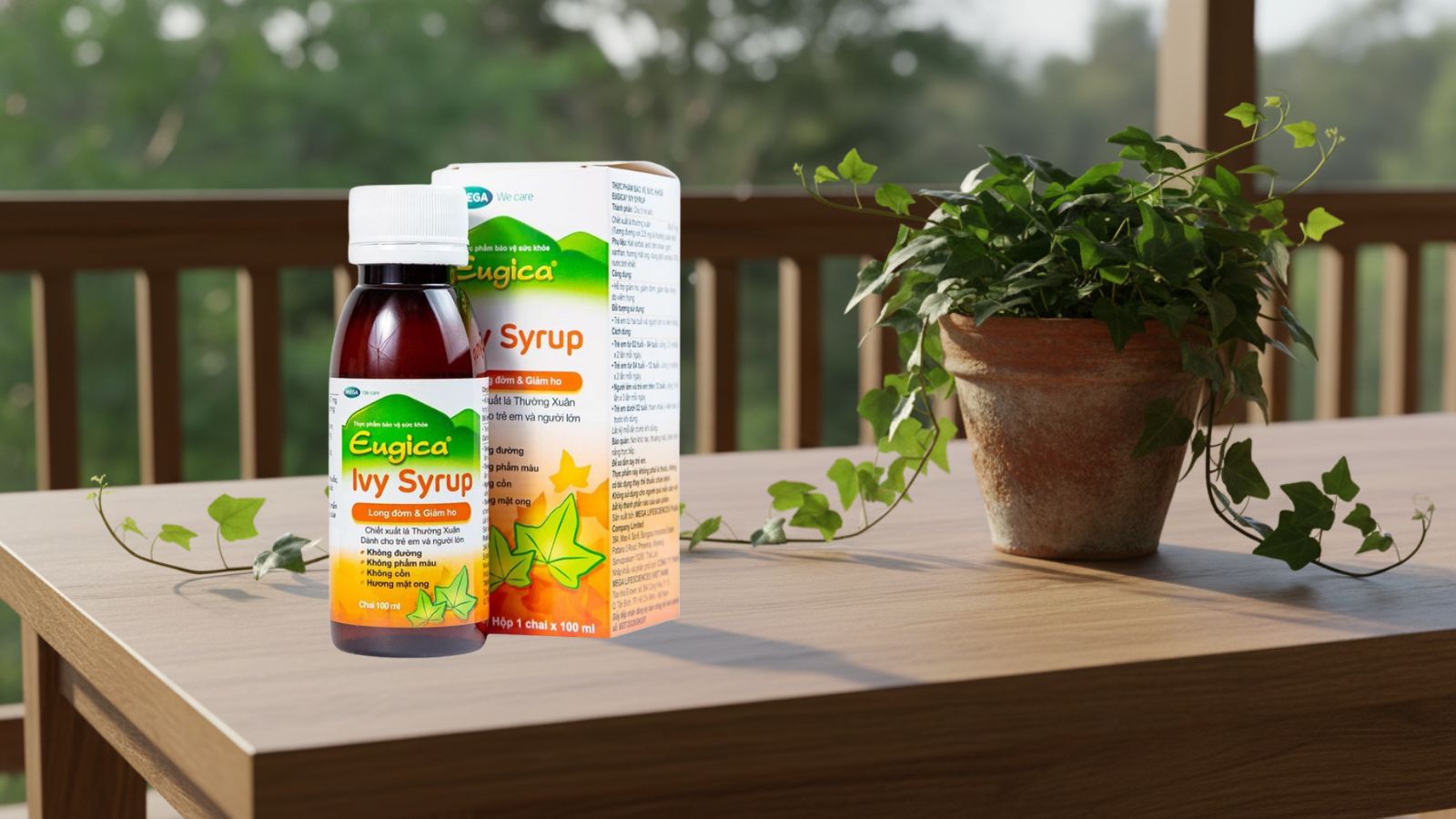 Siro Ho Eugica Ivy Syrup Chai 100ml