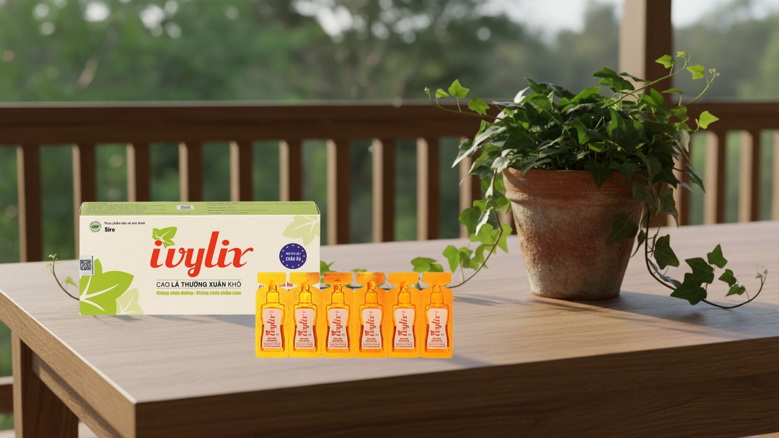 Siro ho cao l&aacute; thường xu&acirc;n Ivylix