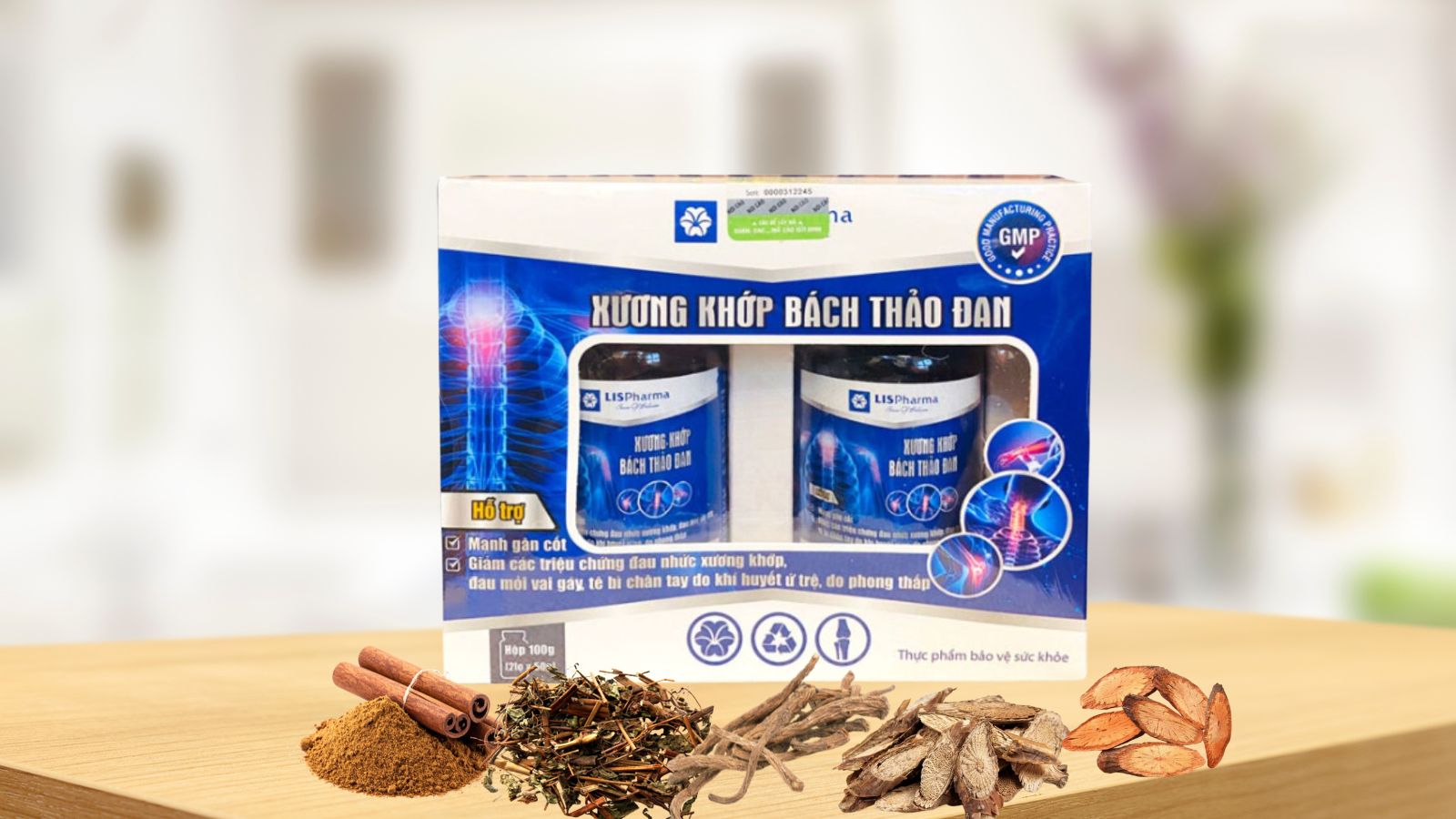 Xương Khớp B&aacute;ch Thảo Đan phối hợp nhiều loại dược liệu tốt cho khớp