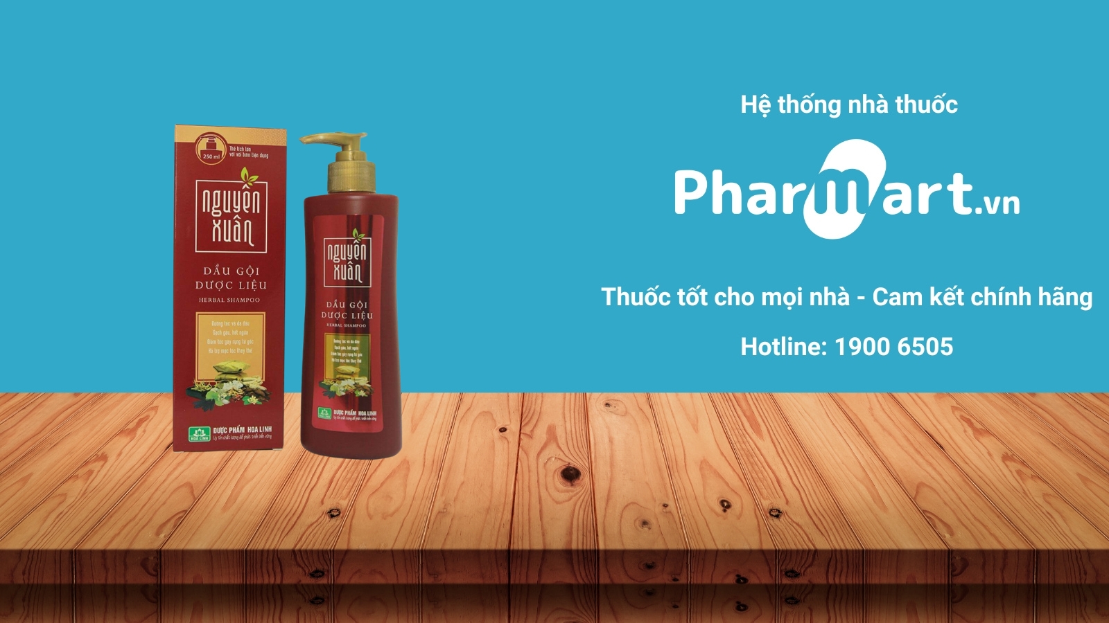Dầu gội Nguyên Xuân đỏ (dòng cơ bản)