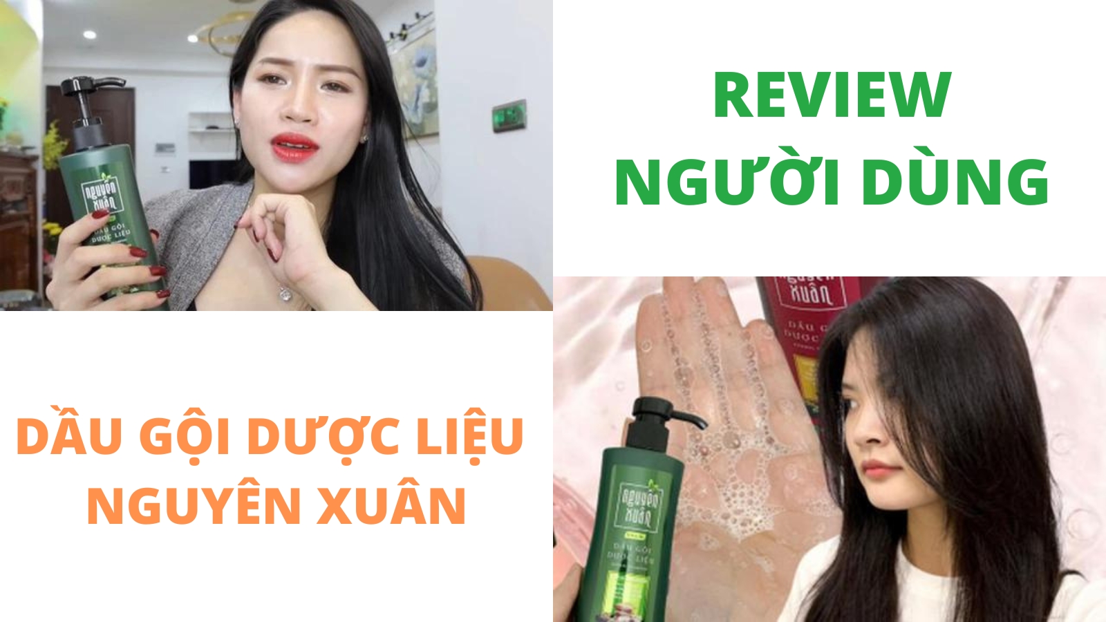 Review từ người dùng dầu gội Nguyên Xuân