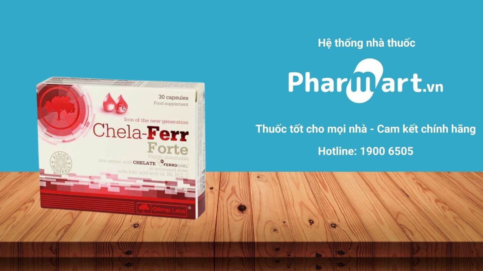 Chela Ferr Forte - bổ sung sắt folic cho bà bầu