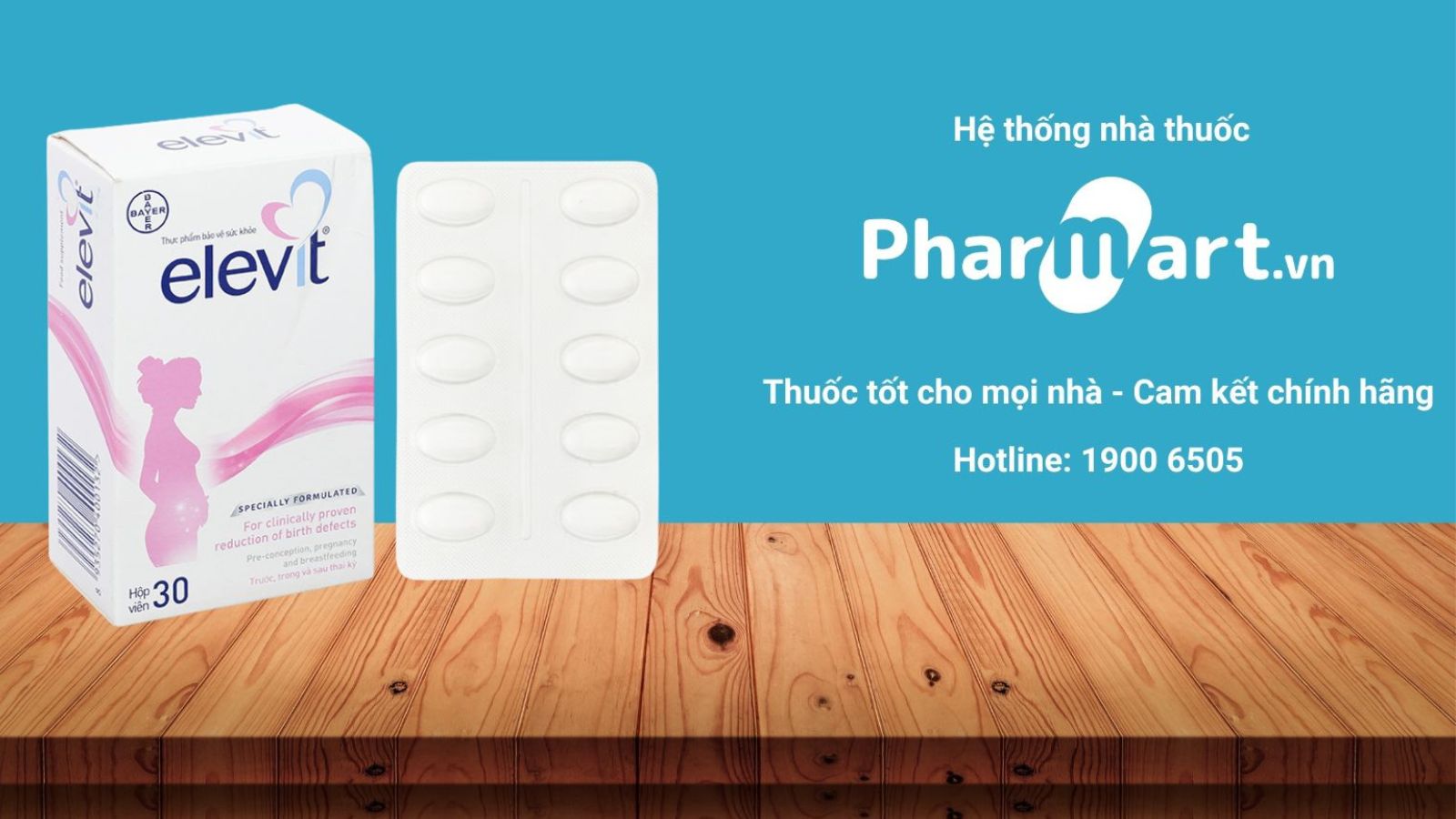 Elevit Bayer - viên bổ sung sắt folic