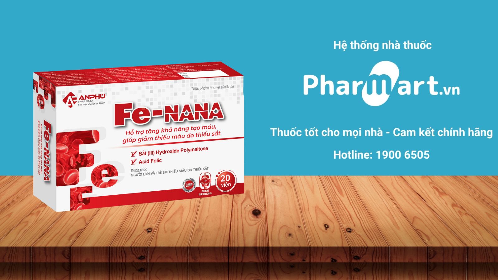 FeNana - bổ sung sắt folic 
