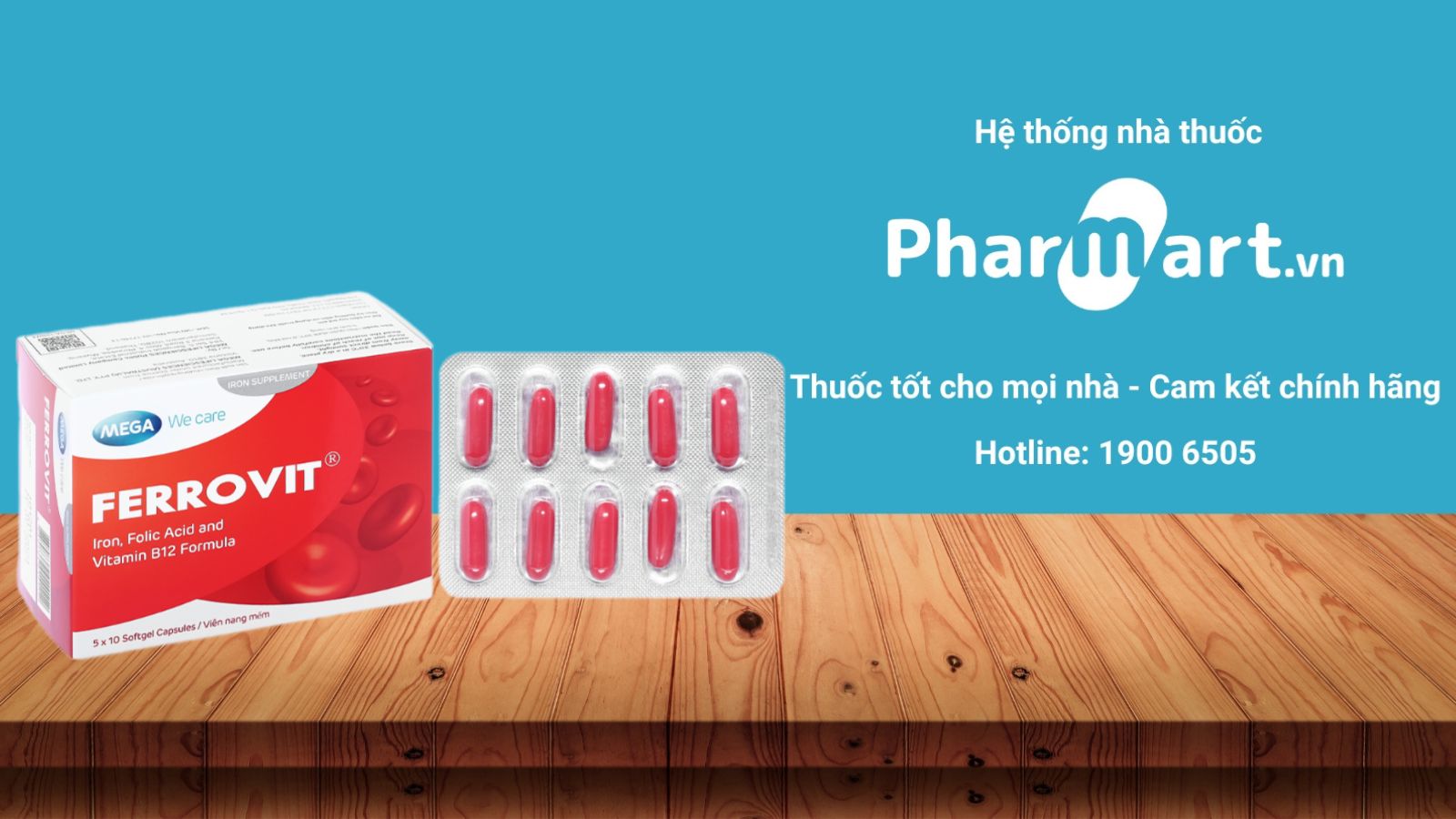 Ferrovit - bổ sung sắt folic cho bà bầu