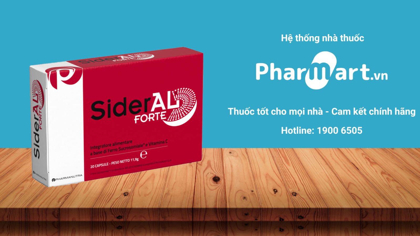 SiderAL Forte bổ sung sắt 