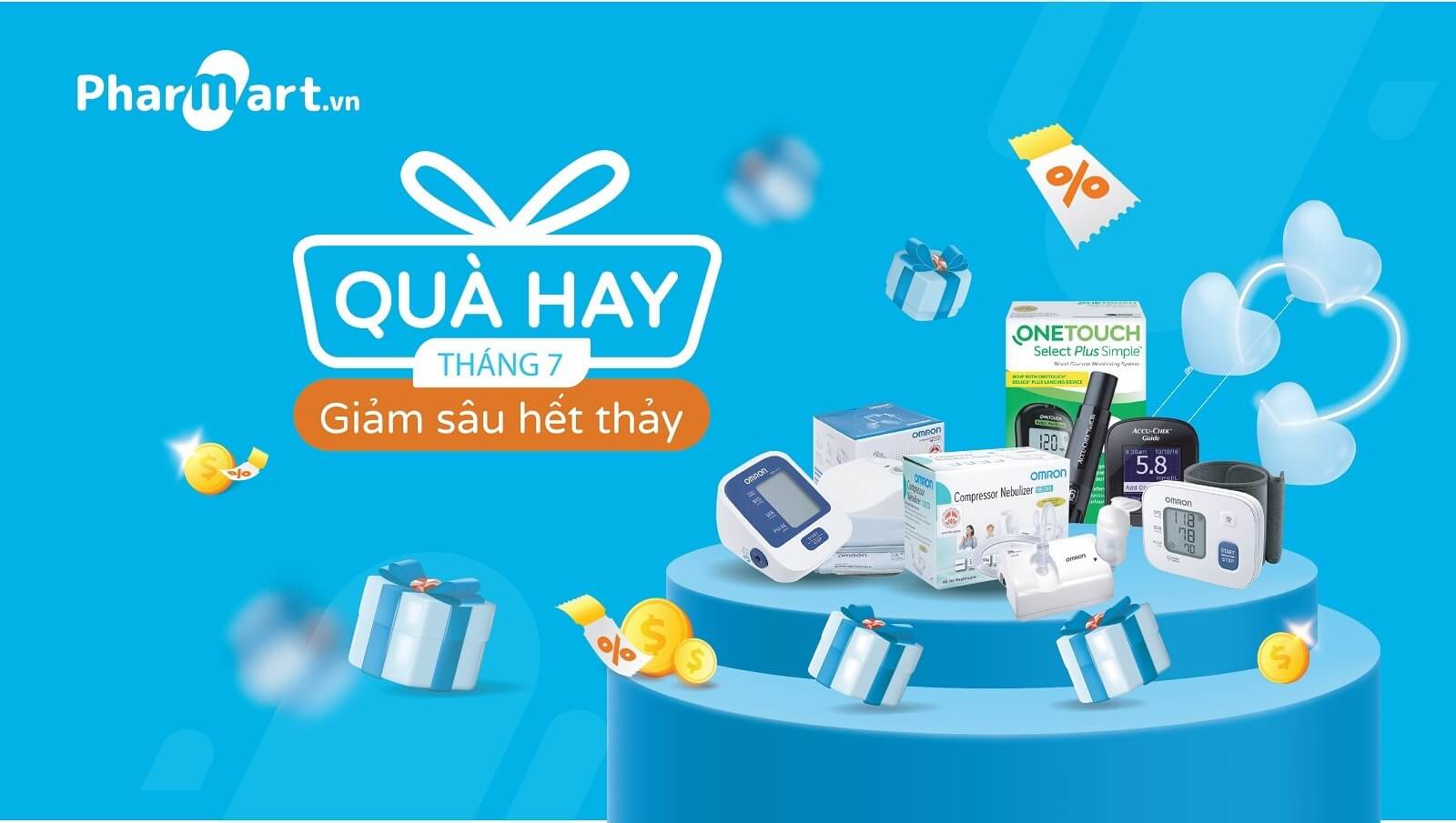 Siêu ưu đãi hè “Tháng Bảy quà hay, giảm sâu hết thảy” chỉ có tại Hệ thống nhà thuốc Pharmart