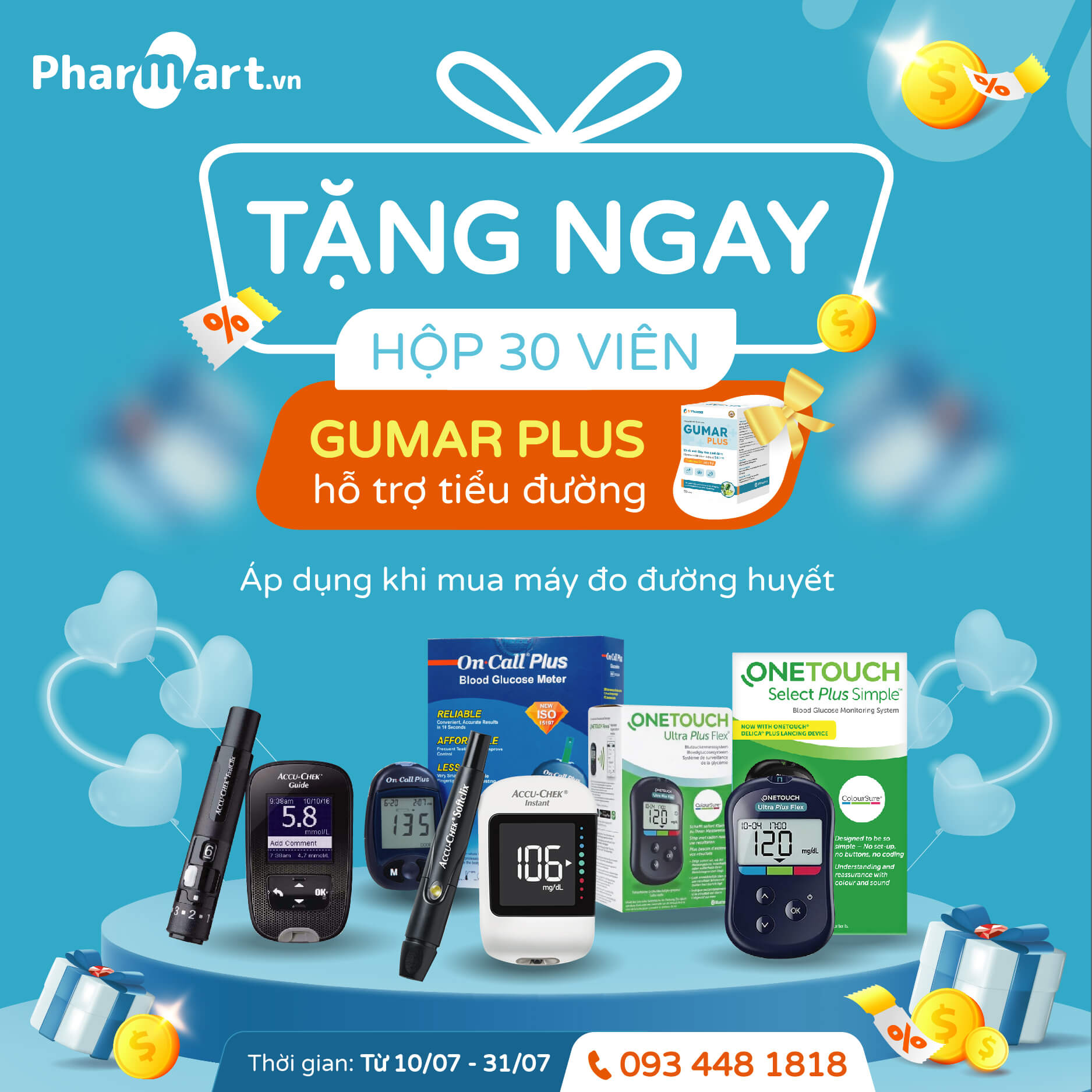 Nhận một hộp Gumar Plus 30 viên trị giá 150.000 đồng