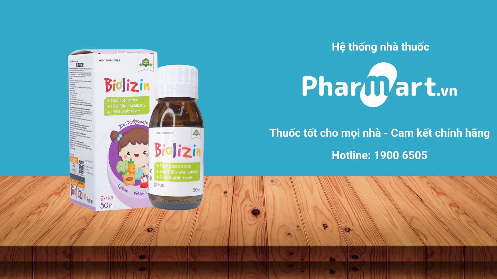 Siro Kẽm Biolizin