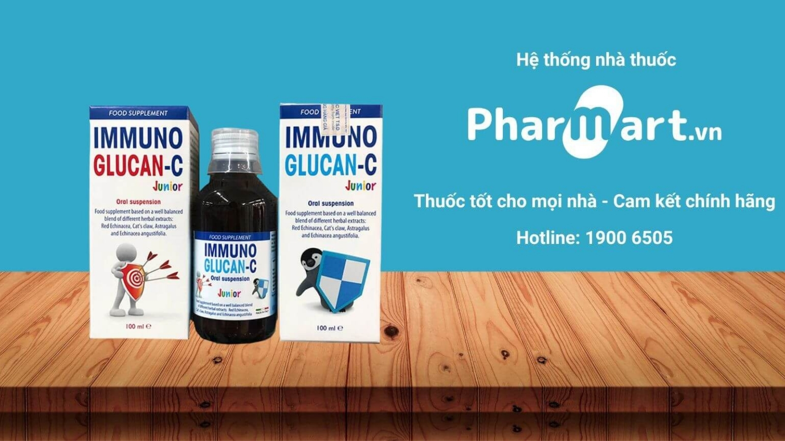 Siro tăng cường đề kháng Immuno Glucan - C