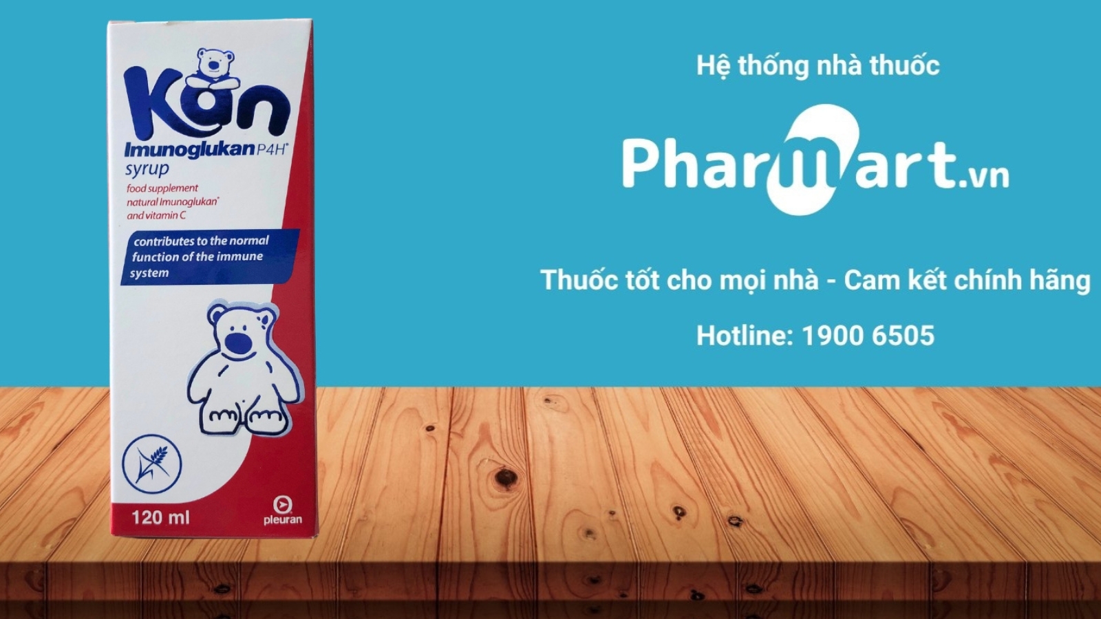 Siro Kan Imunoglukan P4H - Tăng cường miễn dịch cho trẻ