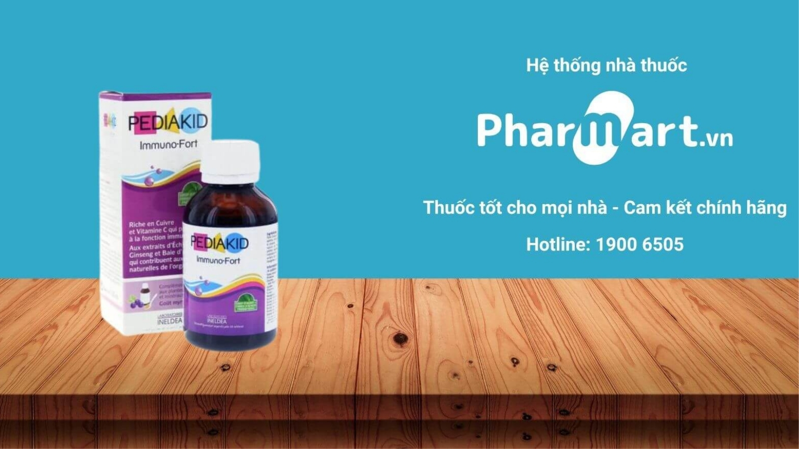 Siro Pediakid Immuno Fort giúp tăng cường đề kháng cho trẻ