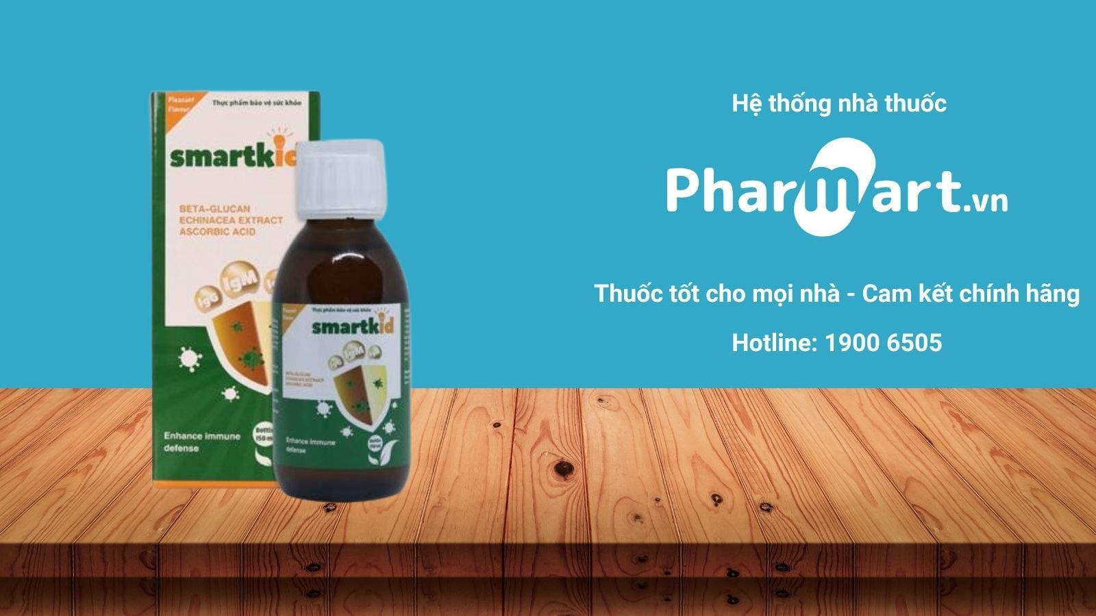 Siro Smartkid tăng đề kháng cho trẻ em