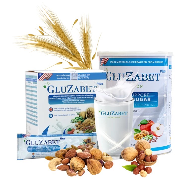 sữa gluzabet từ nhiều loại hạt