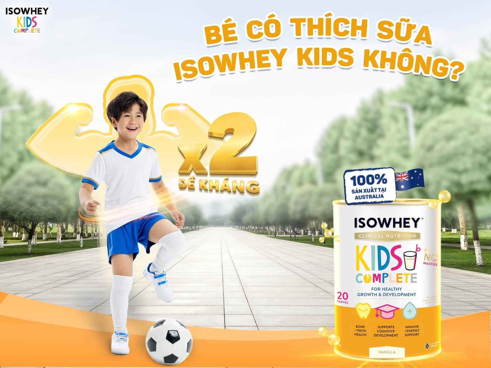 Bé có thích IsoWhey Kids không? IsoWhey Kids có gì khác với các sản phẩm trên thị trường